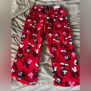 Disney Red Mickey Mouse pajamas Sz large